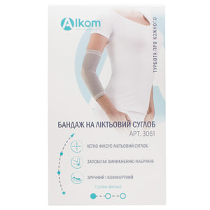 Бандаж на локтевой сустав Торговый Дом Алком модель 3061 размер 4