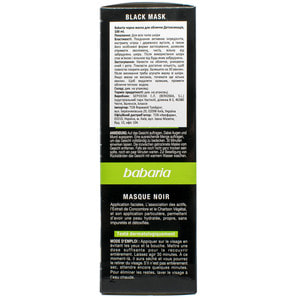 Маска для обличчя BABARIA (Бабарія) Детоксикація чорна 100 мл