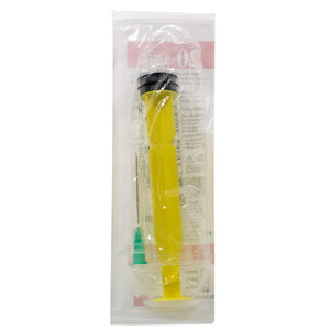 Шприц 20 мл инъекционный одноразовый трехкомпонентный стерильный Luer Lock с иглой 21G (0,8 мм х 40 мм) Alexpharm (Алексфарм)