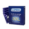 Презервативи латексні з силіконовою змазкою CONTEX (Контекс) Extra large XXL (Екстра ладж) збільшеного розміру 3 шт