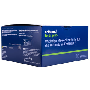Ортомол Фертил Плюс Нью (Orthomol Fertil plus new) витаминный комплекс для лечения нарушений фертильности у мужчин капсулы на курс приема 30 дней