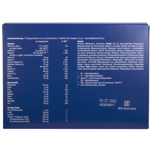 Ортомол Вітал М (Orthomol Vital M) вітамінний комплекс для чоловічого здоров'я гранули апельсин + таблетки + капсули 15 днів