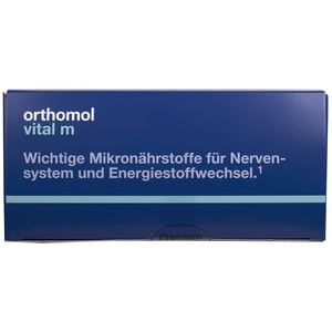 Ортомол Вітал М (Orthomol Vital M) вітамінний комплекс для чоловічого здоров'я гранули апельсин + таблетки + капсули 15 днів
