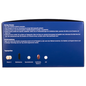 Ортомол Іммун (Orthomol Immun) вітамінний комплекс для підвищення імунітету капсули + таблетки на курс прийому 30 днів