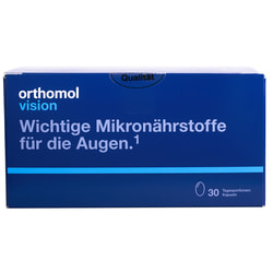 Ортомол Віжн (Orthomol Vision) вітамінний комплекс для поліпшення зору на курс прийому 30 днів NEW