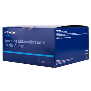 Ортомол Вижн (Orthomol Vision) витаминный комплекс для улучшения зрения капсулы на курс приема 30 дней NEW