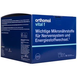 Ортомол Вітал Ф (Orthomol Vital F) вітамінний комплекс для жіночого здоров'я гранули грейпфрут + таблетки + капсули на курс прийому 30 днів