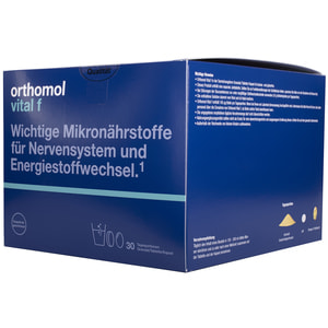 Ортомол Вітал Ф (Orthomol Vital F) вітамінний комплекс для жіночого здоров'я гранули грейпфрут + таблетки + капсули на курс прийому 30 днів