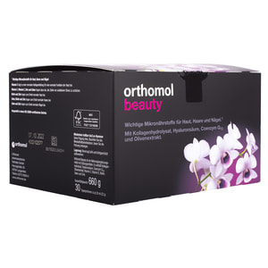 Ортомол Бьюти Рефил Нью (Orthomol Beauty Refill) витаминный комплекс для укрепления ногтей, роста волос и омоложения кожи питьевая бутылочка 30 дней