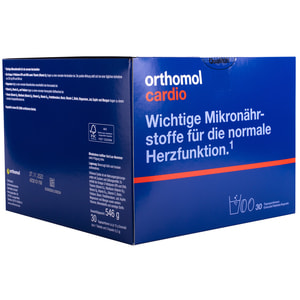 Ортомол Кардио (Orthomol Cardio) витаминный комплекс для здоровья сердечно-сосудистой системы гранулы + капсулы + таблетки на курс приема 30 дней
