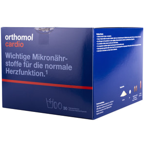 Ортомол Кардио (Orthomol Cardio) витаминный комплекс для здоровья сердечно-сосудистой системы гранулы + капсулы + таблетки на курс приема 30 дней