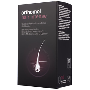 Ортомол Хеір Інтенс (Orthomol Hair Intense) вітамінний комплекс для поліпшення і відновлення волосся на курс прийому 30 днів
