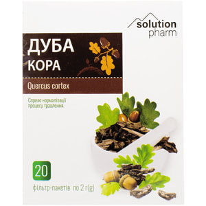 Дуба кора фільтр-пакет 2г №20 Solution Pharm