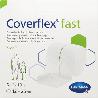 Бинт постійно еластичний трубчастий COVERFLEX FAST (Коверфлекс фаст) розмір 2 5 см х 10 м 1 шт