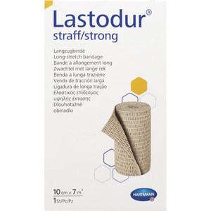 Бинт еластичний високої розтяжності LASTODUR Straff Strong (Ластодур страф стронг) тугий розмір 10 см х 7 м