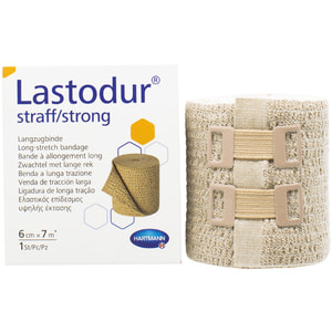 Бинт эластичный высокой растяжимости LASTODUR Straff Strong (Ластодур страф стронг) тугой размер 6 см х 7 м