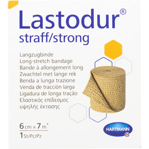 Бинт эластичный высокой растяжимости LASTODUR Straff Strong (Ластодур страф стронг) тугой размер 6 см х 7 м