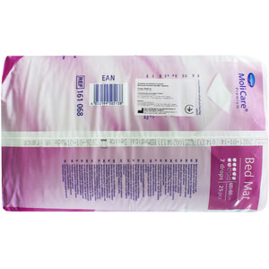 Пеленки гигиенические впитывающие MOLICARE (Моликар) Bed Mat (Бед мат) размер 60см х 60см 7 капель 25 шт