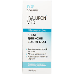 Крем для кожи вокруг глаз ELFA PHARM (Эльфа Фарм) Hyaluron5 Med (Гиалурон5 Мед) 15 мл