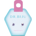 Серьги DR.BIJU (Доктор Бижю) Квадрат 4,0 мм Виолет 1 пара