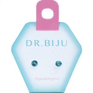 Сережки DR.BIJU (Доктор Бижю) Сіріус 3,3 мм Кришталь 1 пара