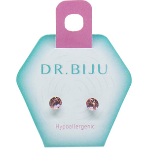 Сережки DR.BIJU (Доктор Бижю) Сіріус 5,3 мм Ніжна троянда 1 пара