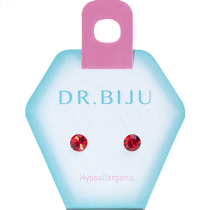 Серьги DR.BIJU (Доктор Бижю) Сириус 5,3 мм Светлый сиам 1 пара