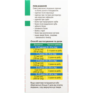 Дарфен Кідс Форте сусп. оральн. 200мг/5мл фл. 100мл