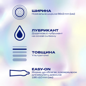 Презервативы латексные с силиконовой смазкой DUREX (Дюрекс) Invisible (Инвизибл) Extra Lube ультратонкие с дополнительной смазкой 12 шт