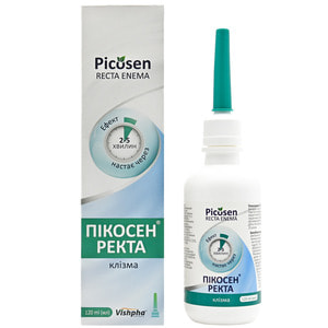 Пикосен Ректа клизма раствор ректальный для избавления проблемы запора флакон 120 мл