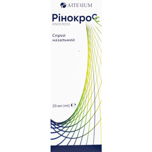 Рінокросс спрей назальний відновлює слизову оболонку носа флакон 20 мл