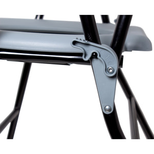 Кресло-туалет с санитарным оснащением нерегулируемый по высоте складной KJT710B RD-CARE-T01