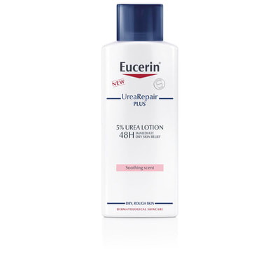Лосьйон для тіла EUCERIN (Юцерин) Urea Repair Plus 5% (Уреа Ріпеір Плюс) зволожуючий для сухої шкіри з ніжним парфюмом 250 мл