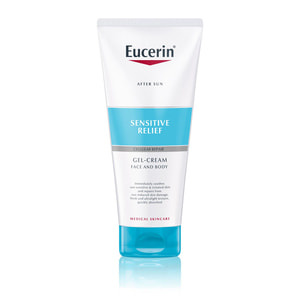 Гель-крем для лица и тела EUCERIN (Юцерин) после загара солнцезащитный ультралегкий 200 мл
