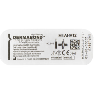 Поверхностн высокой плотности Дермабонд по 0,5 мл 1 шт