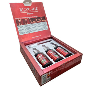 Сыворотка для волос Bioxsine (Биоксин) Дермаджен Форте растительный против интенсивного выпадения волос в флаконах по 50 мл 3 шт