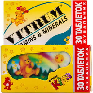 Витрум Кидз табл. д/жев. №30