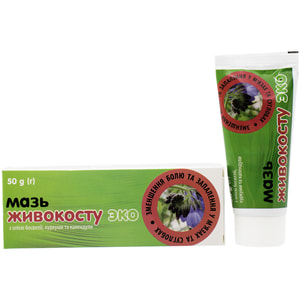 Живокосту мазь Еко з олією босвелії, куркуми та календули туба 50 г