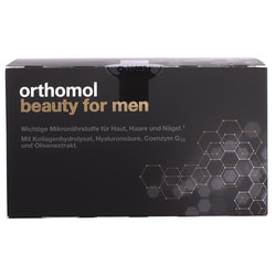 Ортомол Бьюті фор мен (Orthomol Beauty for men) вітамінний комплекс для зміцнення нігтів, росту волосся і омолодження шкіри флакони на курс 30 днів