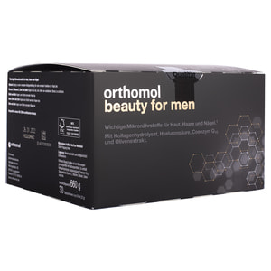 Ортомол Бьюти фор мен (Orthomol Beauty for men) витаминный комплекс для укрепления ногтей, роста волос и омоложения кожи флаконы на курс 30 дней