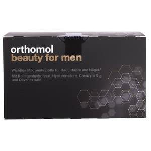 Ортомол Бьюти фор мен (Orthomol Beauty for men) витаминный комплекс для укрепления ногтей, роста волос и омоложения кожи флаконы на курс 30 дней