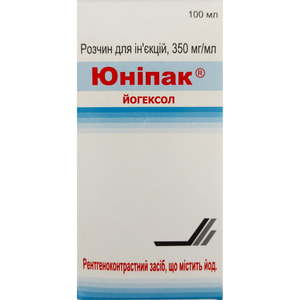 Юніпак р-н д/ін. 350мг/мл фл. 100мл