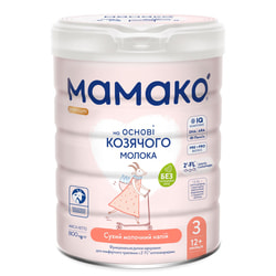 Суміш молочна дитяча МАМАКО 3 Premium (Преміум) суха на основі козячого молока для дітей від 12 місяців 800 г NEW