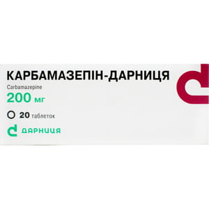 Карбамазепін-Дарница табл. 200мг №20