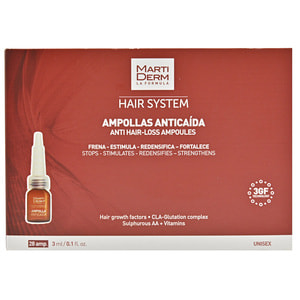 Ампули для волосся MARTIDERM (Мартидерм) против випадіння волосся в ампулах по 3 мл 28 шт