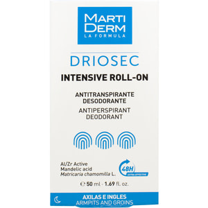 Дезодорант-антиперспирант MARTIDERM (Мартидерм) Дриосек Интенсив для ежедневного использования зоны подмышек и паха 50 мл