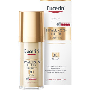 Сироватка для обличчя EUCERIN (Юцерин) Hyaluron-Filler + Elasticity (Гіалурон філлер + Еластісіті) для зрілої шкіри 3D Serum 30 мл