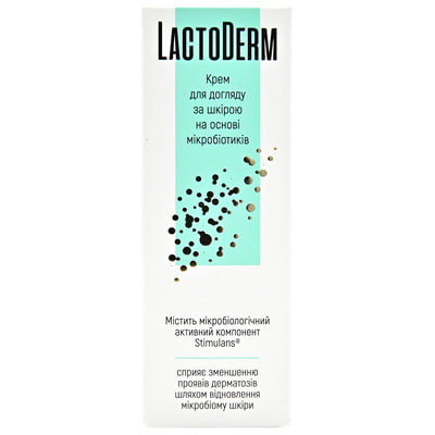 ЛактоДерм восстанавливающий крем с микробиотиками для чувствительной кожи 30 мл