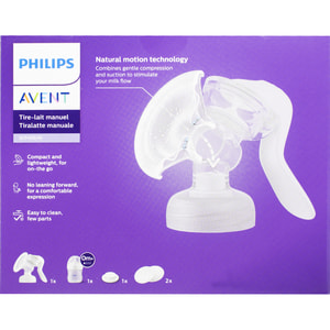 Молокоотсос AVENT (Авент) SCF 430/10 Naturals (Нейчерал) механический + бутылочка