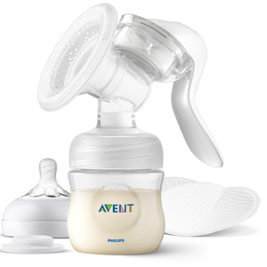 Молокоотсос AVENT (Авент) SCF 430/10 Naturals (Нейчерал) механический + бутылочка